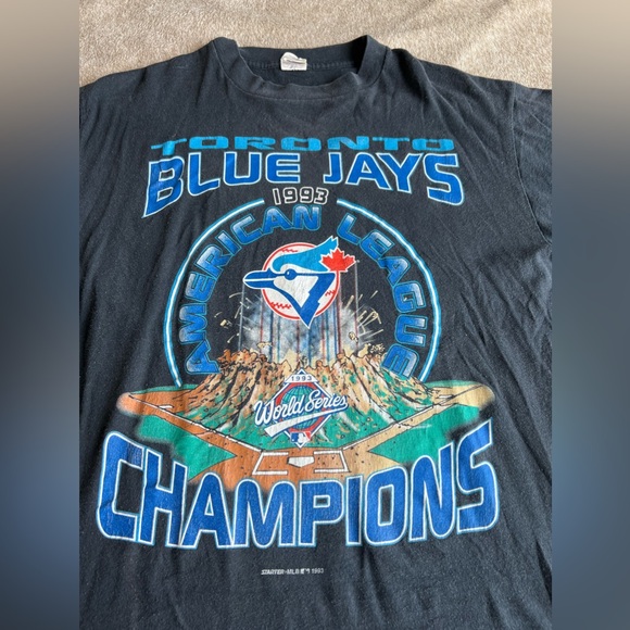 Vintage 1993 Blu Jays T-Shirt - Picture 2 of 10